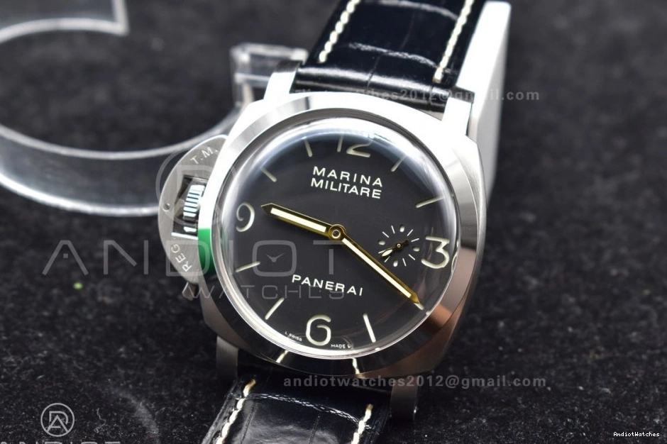 Strap with Superlumed Edition XF H Leather Trendy A6497 1:1 Dial Y-Incabloc PAM217 993 Black Best on 1119